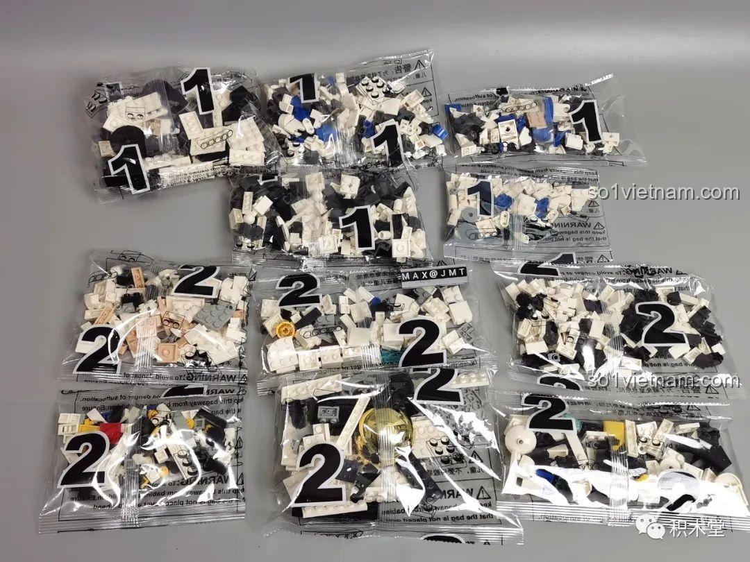 Các gói lắp ráp của bộ đồ chơi ZMS T2037