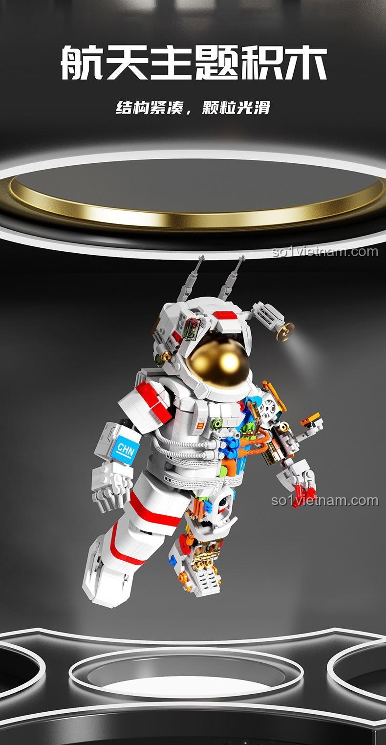 Chủ đề phi hành gia của bộ đồ chơi ZMS T2050