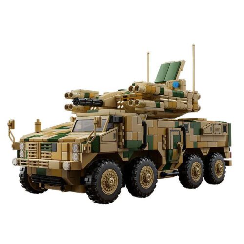 Xe Tăng Phòng Không E-Type 12GO 96010, bộ đồ chơi quân sự, 2558 mảnh ghép, độ tuổi 6+, cho bé trai