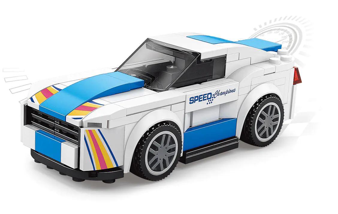 Hộp đồ chơi lắp ráp AchKo 10012, bộ xếp hình Ford Mustang 3in1 chất lượng cao cho bé trai