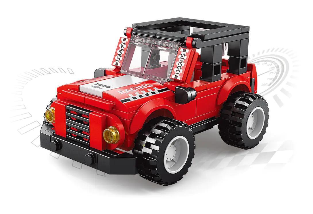 bộ lắp ghép Xe Jeep Địa Hình AchKo 10014, đồ chơi mô hình AchKo giá rẻ cho bé trai 6 tuổi, mô hình Jeep Off-Road chất lượng cao