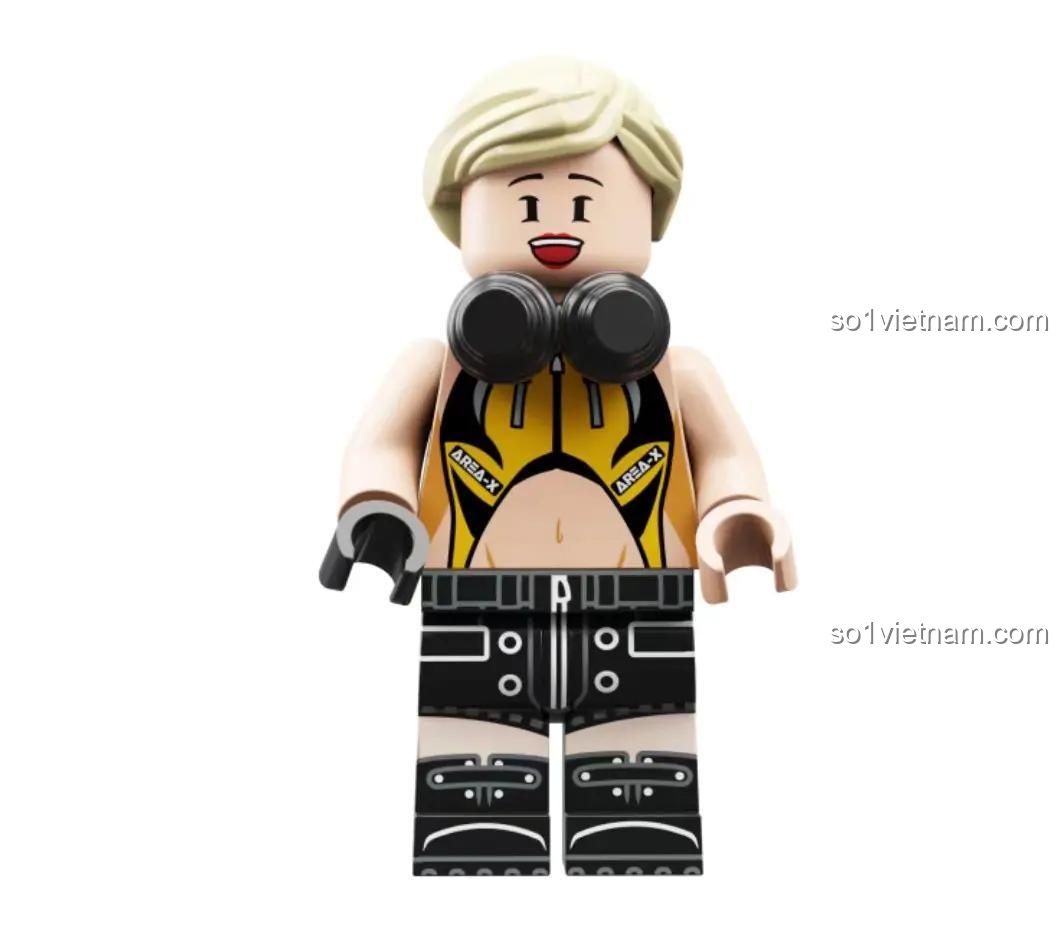 minifigure tóc vàng của Sân khấu MDSK AREA-X AB0007 cho bé 8 tuổi