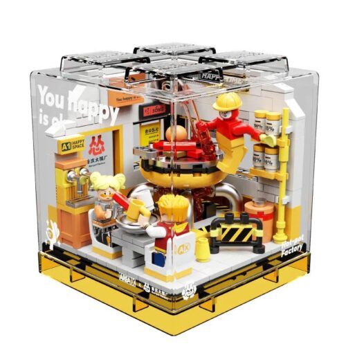 bộ lắp ghép Hộp đồ chơi Song Hotpot, đồ chơi mô hình Không gian Lẩu Hạnh phúc, hộp trưng bày độc đáo, cho thanh niên 12 tuổi, giá tốt