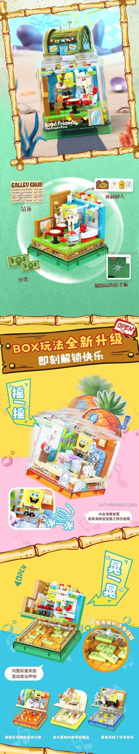 Các hộp lắp ghép Hải Ngư Tinh Anh AREA-X AB0025