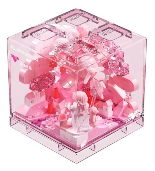 Bộ lắp ghép Hộp Cảm Hứng LOVE Gặp Gỡ AREA-X AX0093 màu hồng pastel, đồ chơi lắp ghép tình yêu ngọt ngào cho bé gái 12 tuổi, giá tốt