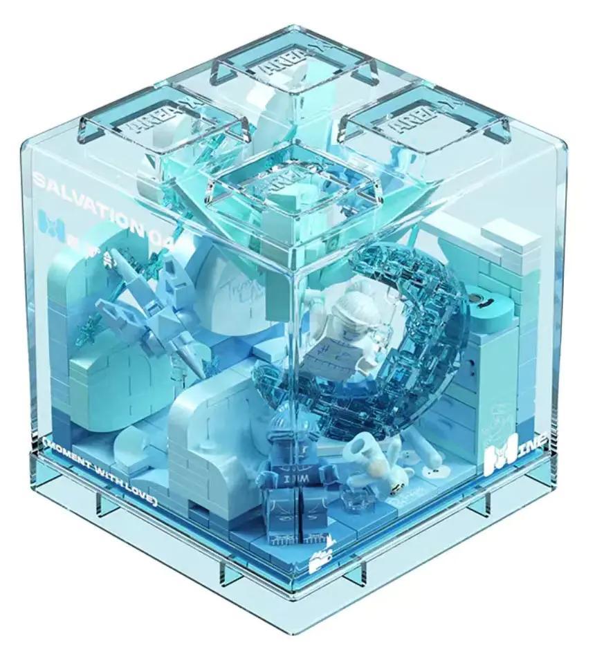 bộ lắp ghép Hộp Cảm Hứng MINE Tìm Ánh Sáng AREA-X AX0096, mô hình không gian tí hon, phù hợp bé trai bé gái 12 tuổi, giá tốt