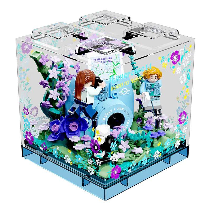 Bộ Lắp Ghép Máy Ảnh "Born To Love: Limerence" AREA-X AX0102 Tình Yêu Vĩnh Cửu, có minifigure, quà tặng ý nghĩa cho bé gái 14 tuổi, giá tốt