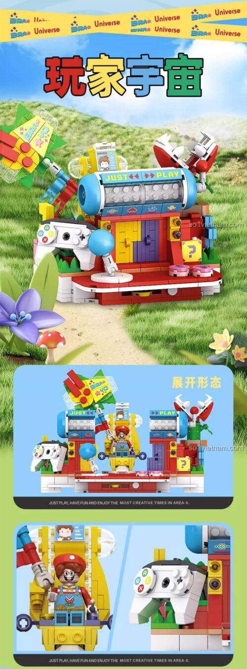 AREA-X AX0505 Bộ đồ chơi Vũ Trụ Tuyệt Vời - Mô hình lắp ráp