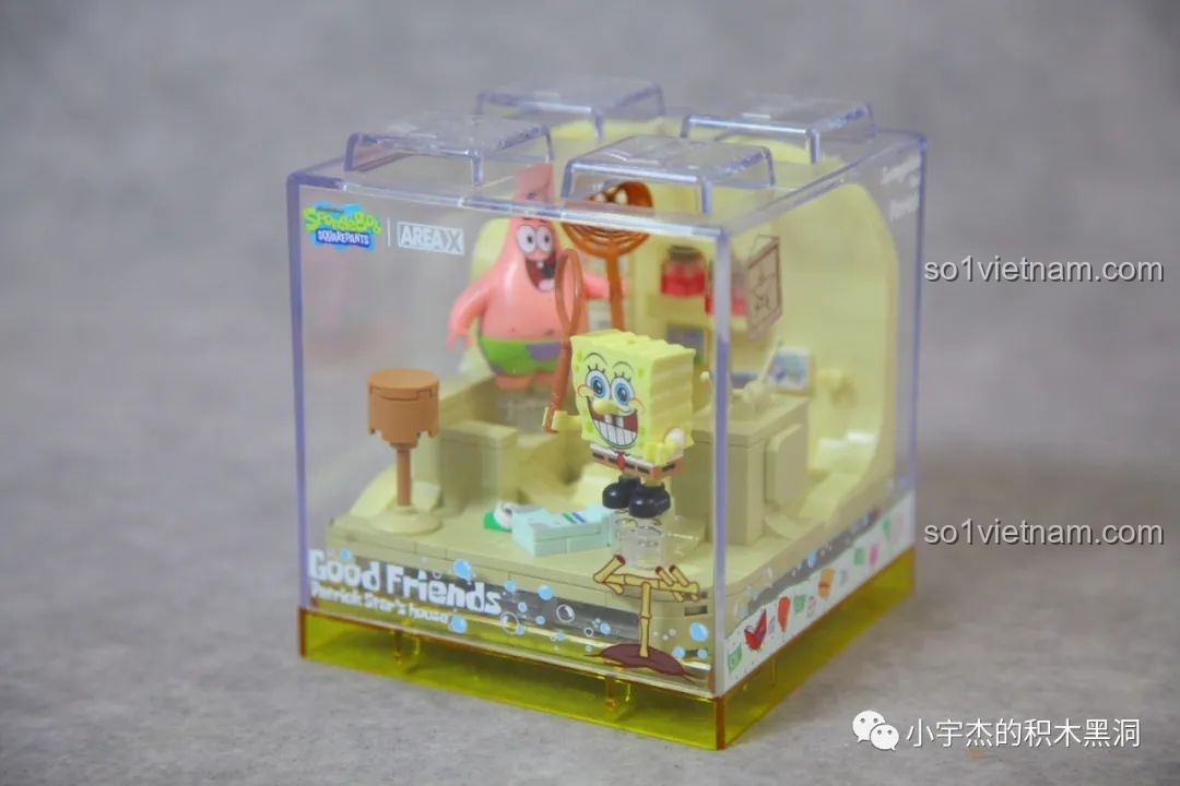 Chi tiết mô hình Mr. Krabs' Krusty Krab đã hoàn thành