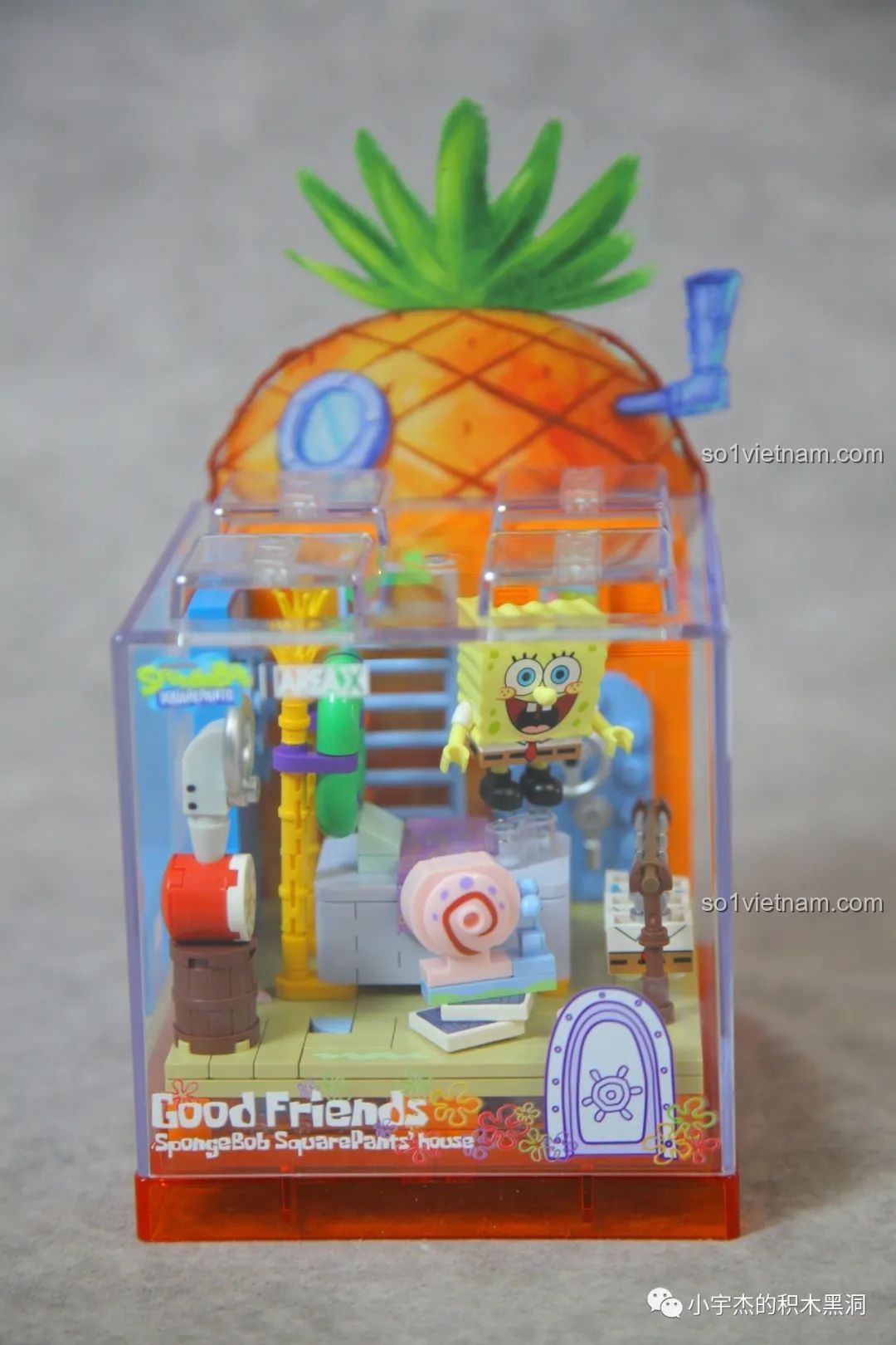 Mở hộp bộ lắp ráp Mr. Krabs' Krusty Krab