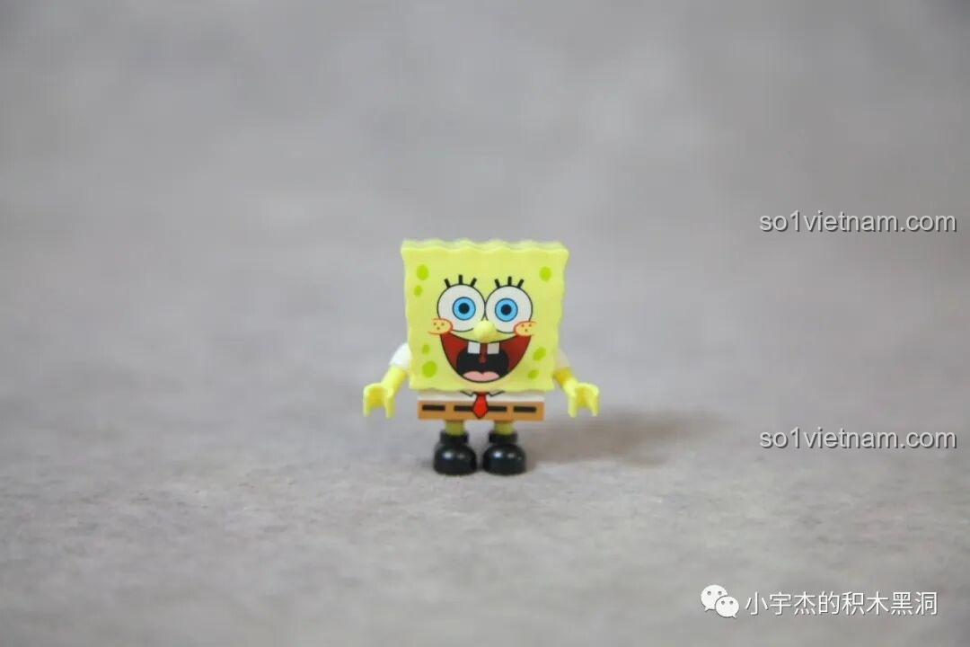 Nhân vật Spongebob với biểu cảm khác trong Patrick's Rock House