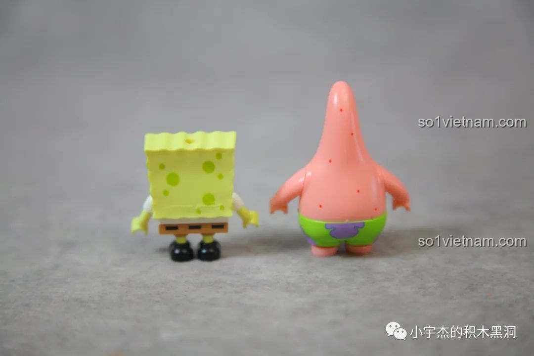 Các cách trưng bày khác nhau của bộ AREA-X Spongebob Squarepants 