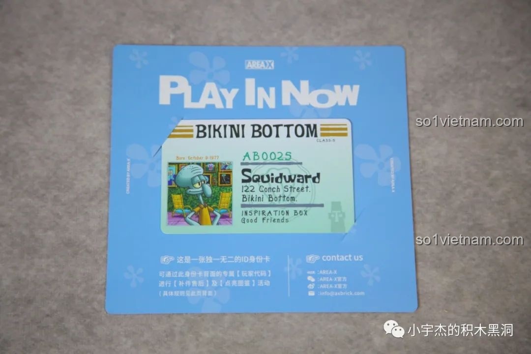 Các mô hình AREA-X Spongebob Squarepants 