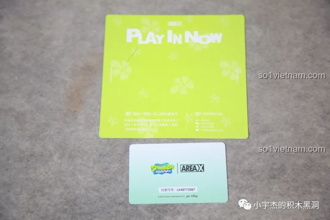 Sách hướng dẫn lắp ráp của bộ đồ chơi AREA-X Spongebob Squarepants