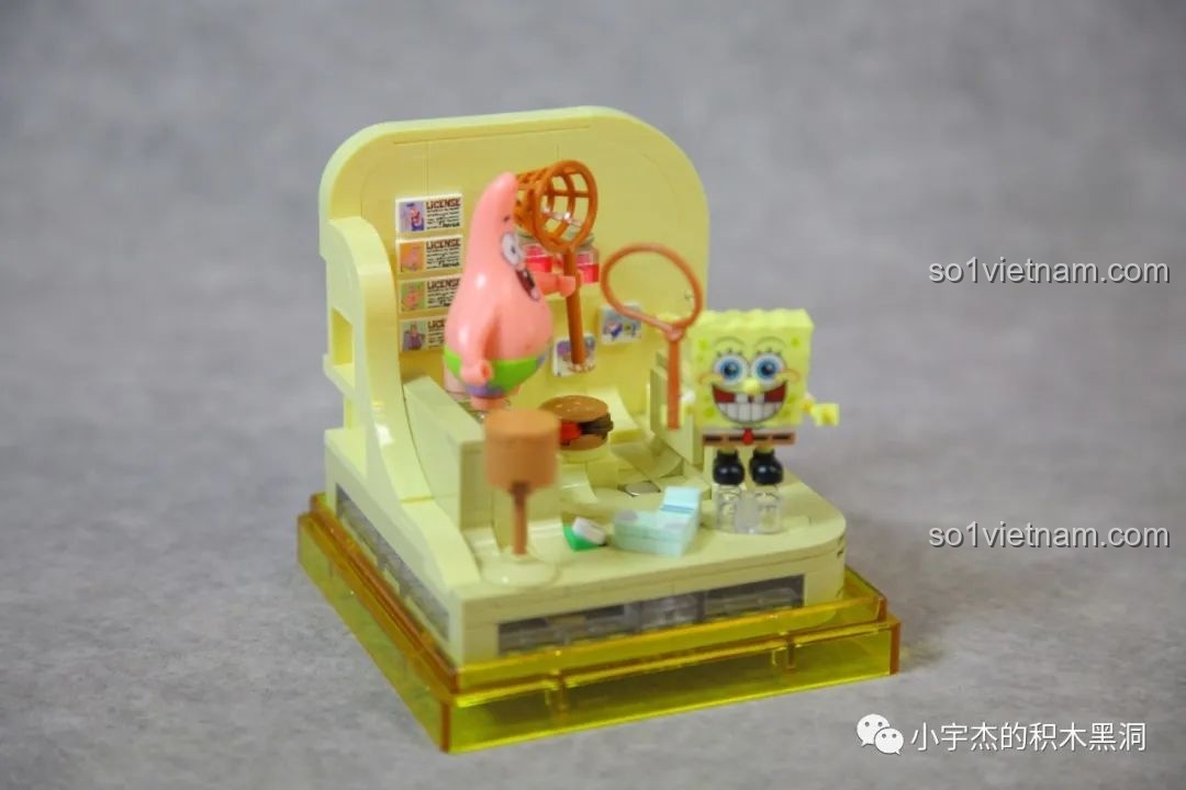 Chi tiết mô hình Squidward's House đã hoàn thành