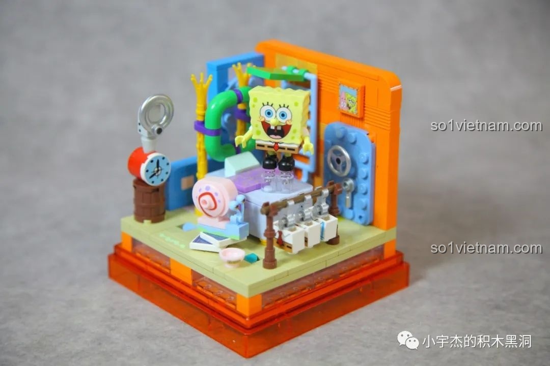 Các chi tiết in ấn trong Squidward's House