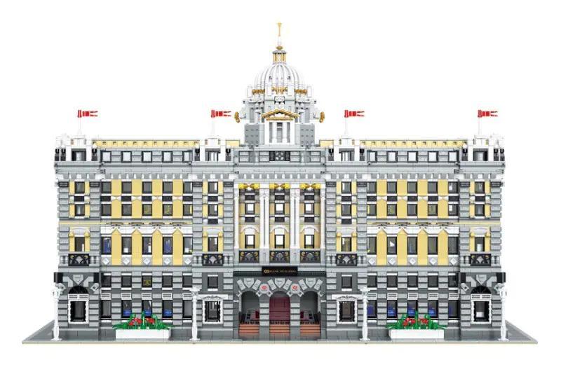 Hộp bộ xếp hình Baka 33205 Tòa nhà Ngân hàng HSBC Thượng Hải, đồ chơi mô hình kiến trúc hoành tráng, chất lượng cao, giá tiết kiệm