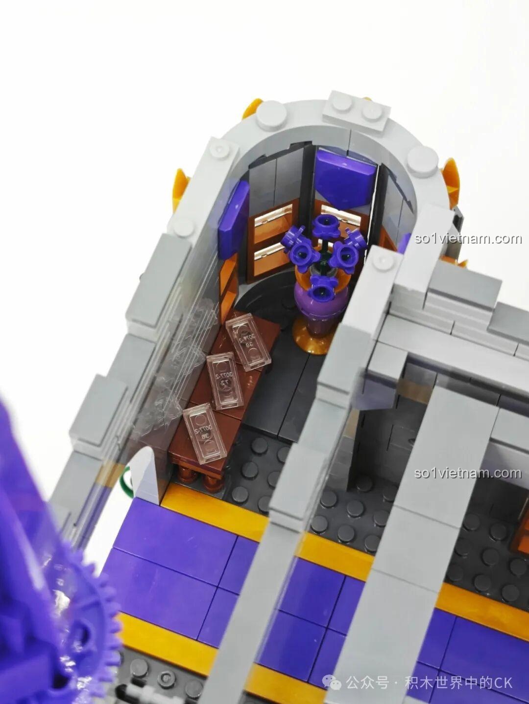 Lâu đài Ma thuật BAKA 33210 từ góc nhìn tổng thể, thể hiện sự hài hòa giữa các phần kiến trúc.