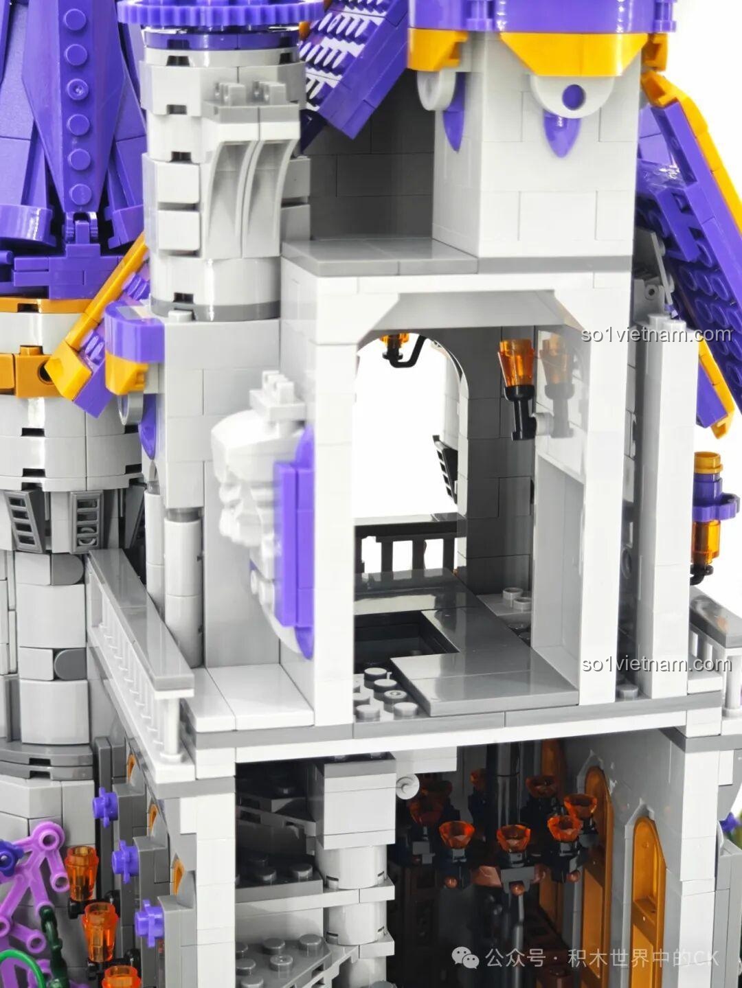 Một góc nhìn khác của Lâu đài Ma thuật BAKA 33210 đã hoàn thiện, với các chi tiết cảnh quan xung quanh.