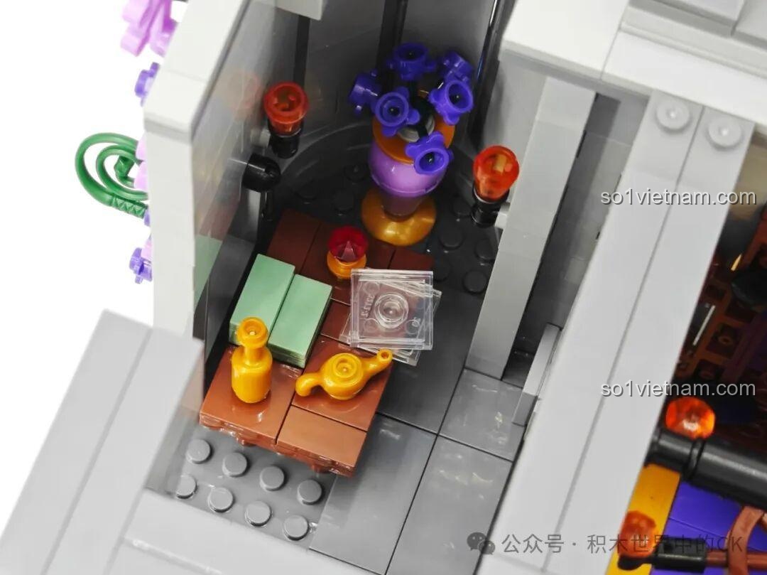 Lâu đài Ma thuật BAKA 33210 từ góc nhìn tổng thể, thể hiện sự đồ sộ và phức tạp của mô hình.