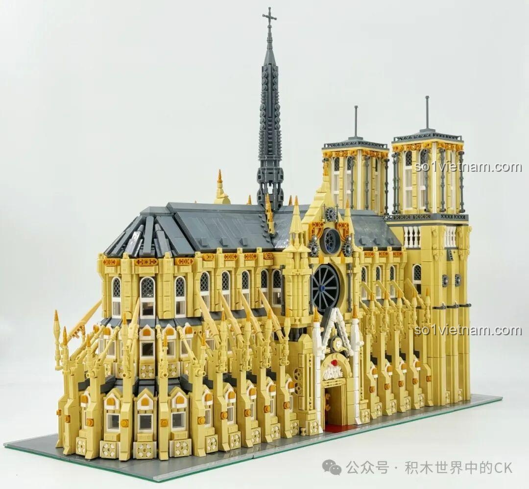 Mô hình hoàn chỉnh Nhà thờ Đức Bà Paris BAKA 33213, đồ chơi xây dựng kiến trúc với 8225 mảnh ghép, vẻ đẹp vĩnh cửu