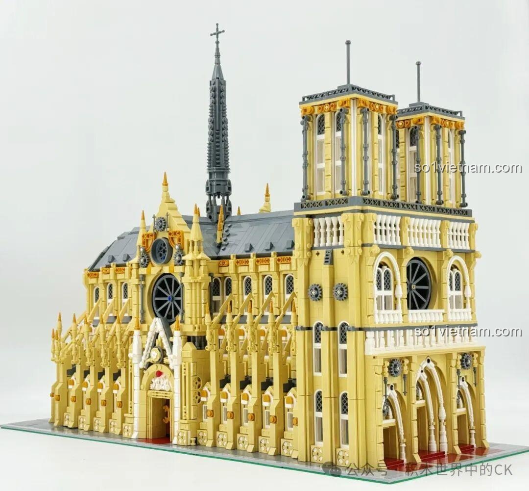 Mô hình hoàn chỉnh Nhà thờ Đức Bà Paris BAKA 33213, đồ chơi xây dựng kiến trúc với 8225 mảnh ghép, vẻ đẹp vĩnh cửu