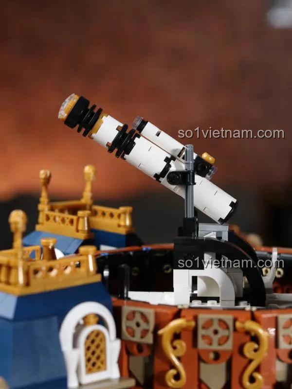 Mô hình Đài Thiên Văn Baka, đồ chơi mô hình 33229 với kính thiên văn, phát triển tư duy sáng tạo, giá hời