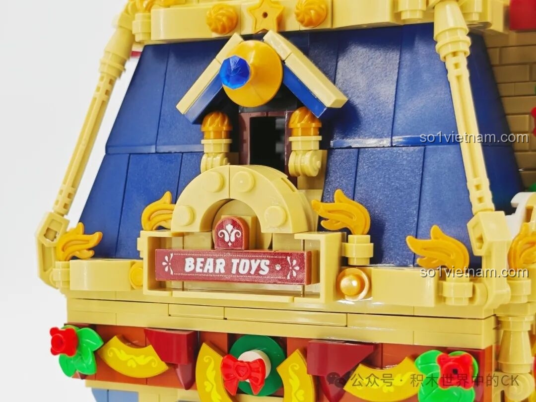 Một góc nhìn khác về phía trước và phía sau của bộ BAKA 33230.