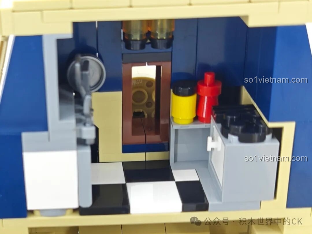 Một góc nhìn khác về phía trước và phía sau của bộ BAKA 33230.