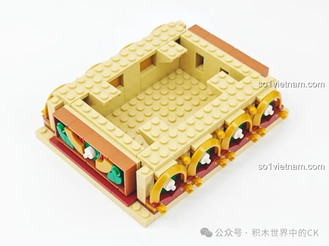 Biển hiệu cửa hàng độc đáo của bộ BAKA 33230 Ngôi Nhà Đồ Chơi Gấu.