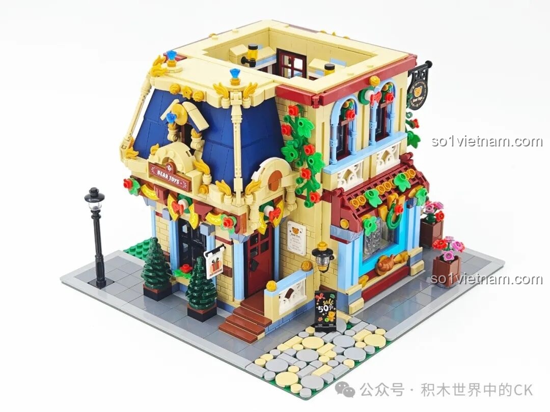 Các chi tiết trang trí mang không khí Giáng Sinh trên bộ BAKA 33230.