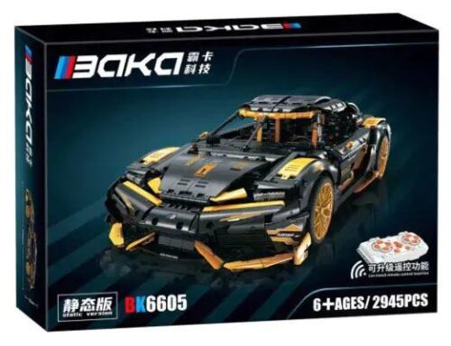 Bộ lắp ghép Siêu Xe Chiến Thần BAKA BK6605 2945 mảnh, đồ chơi mô hình siêu xe tốc độ cao cho bé trai 6 tuổi, giá tốt.