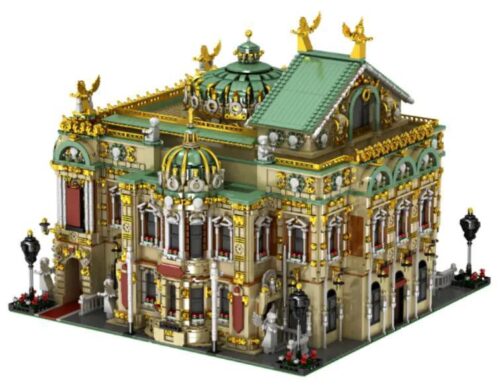 Bộ lắp ghép Nhà hát Opera Hoàng gia Baka Technology 33228, mô hình kiến trúc tinh xảo, đồ chơi mô hình cho bé 6 tuổi, giá tốt.