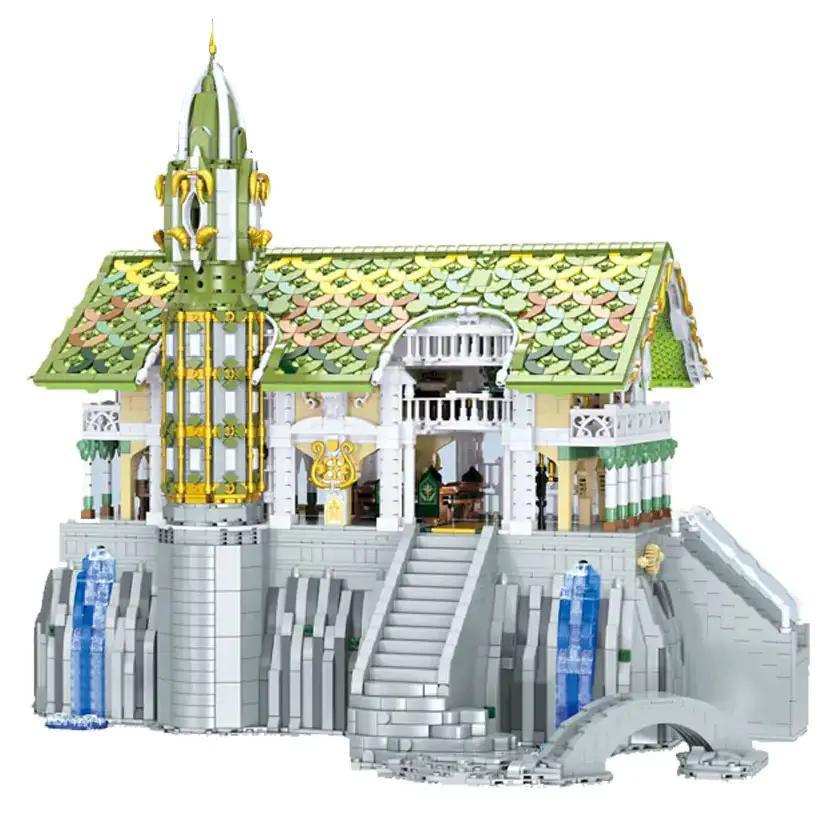 Bộ lắp ghép Thành Phố Tiên Tộc Baka Technology 33242, mô hình kiến trúc huyền ảo cho con trai 14 tuổi, giá tốt.