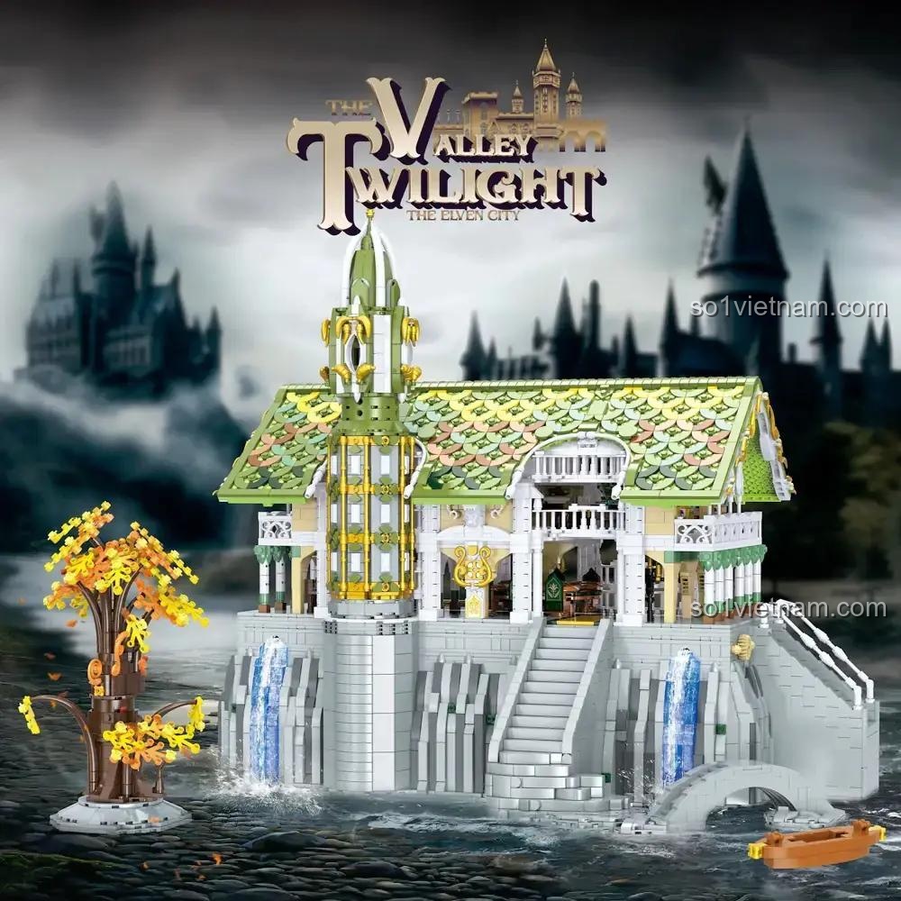 Đồ chơi mô hình Thung Lũng Hoàng Hôn Baka Technology 33242, tái hiện thế giới tiên tộc, phát triển tư duy cho con trai 14 tuổi.