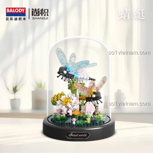 đồ chơi mô hình BALODY 16378 Thế giới côn trùng, 500 mảnh ghép tinh xảo, cho bé trai bé gái 6 tuổi
