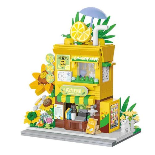 Bộ lắp ghép Cửa hàng trà chanh BALODY 21247, đồ chơi mô hình mini block chất lượng cao, giá tốt cho bé gái 6 tuổi.