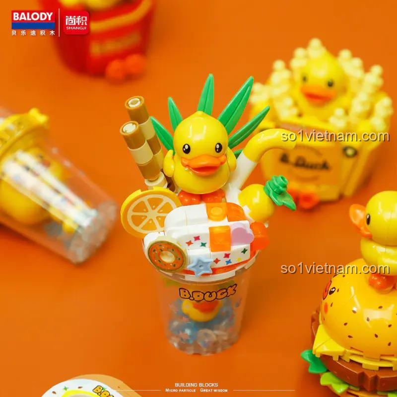 Bộ đồ chơi B.Duck Vịt Vàng, bộ xếp hình 21280, thiết kế tinh tế, đáng tiền cho bé gái 6 tuổi.