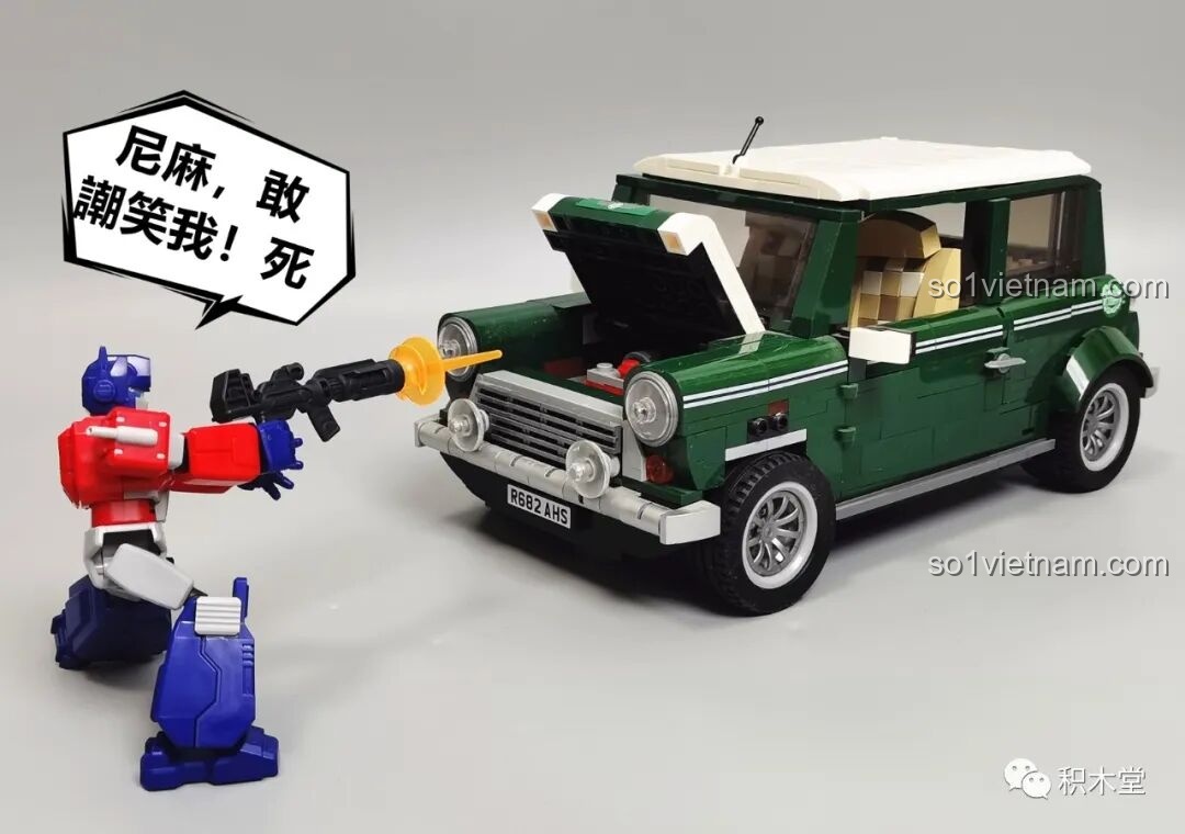 Câu chuyện vui: Optimus Prime BLOKEES 71100 tức giận và chĩa súng vào chiếc xe vì không sửa được.