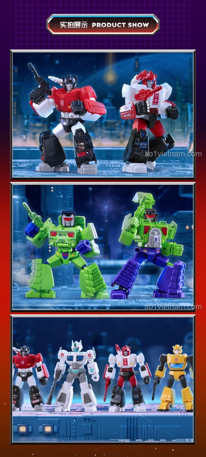 Mô hình Sideswipe trong bộ Transformers Galaxy Version Series 3: Desperate Survival của布鲁可BLOKEES