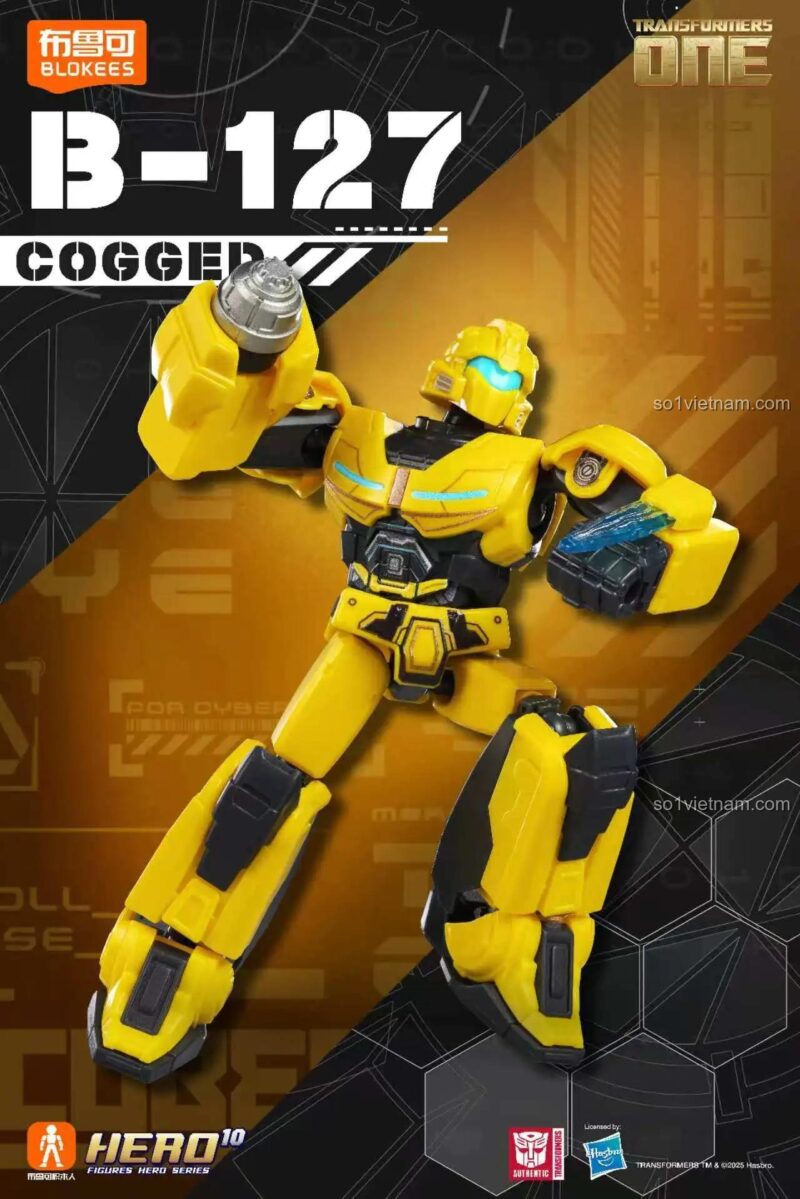 Figure Transformers Series 7 B-127 BLOKEES71107, đồ chơi mô hình Robot Biến Hình Transformers giá tốt.