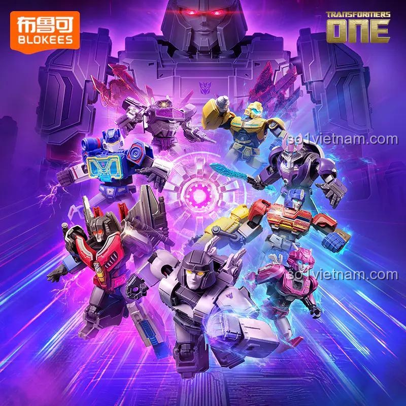 Figure Transformers Origin Silver Tracker BLOKEES71107, đồ chơi mô hình Robot Biến Hình Transformers chất lượng.