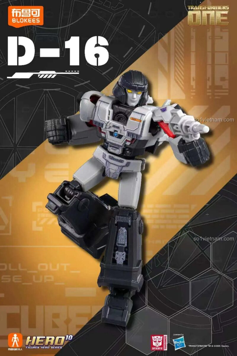Figure Transformers Series 7 D-16 BLOKEES71107, đồ chơi mô hình Robot Biến Hình Transformers chất lượng.