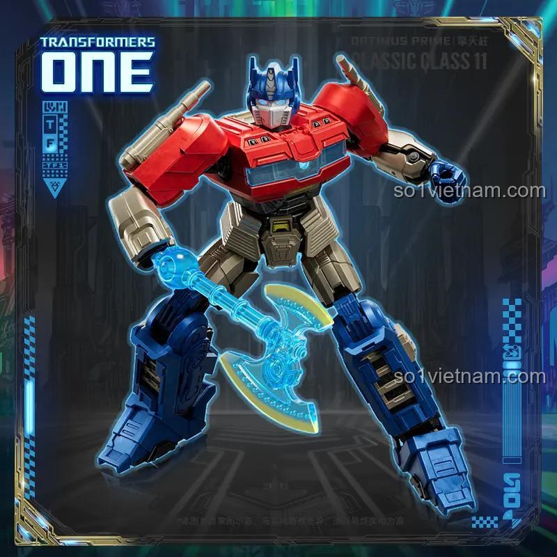 Đồ chơi mô hình Optimus Prime Blokees 71161, phiên bản Classic Class 11 từ phim Transformers ONE, robot biến hình Blokees giá tốt.