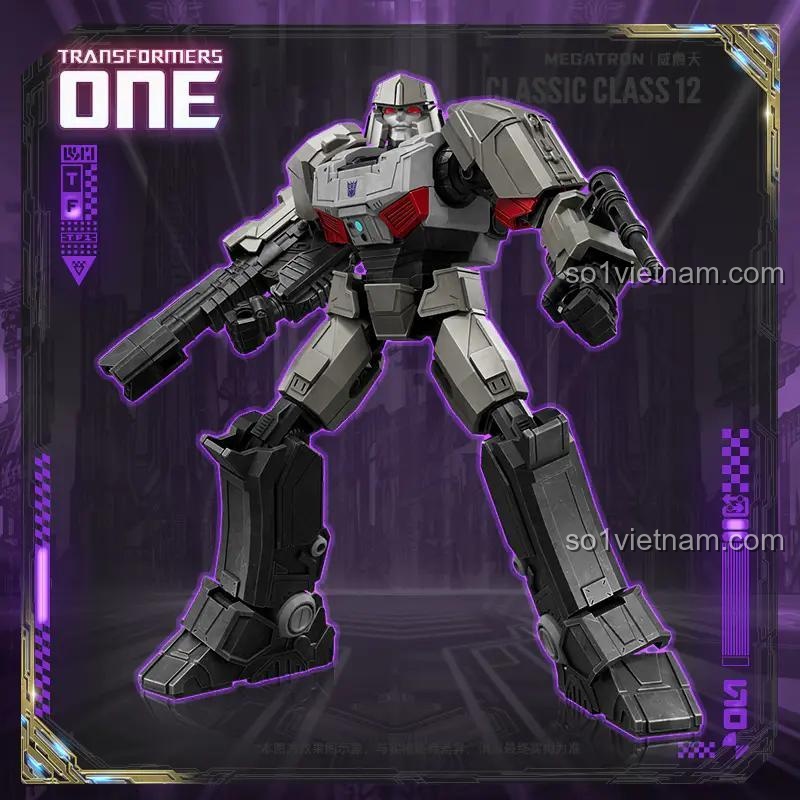 Figure Thủ lĩnh Decepticon BLOKEES 71162, thuộc dòng Classic Class 12. Mô hình Megatron 71162 chính hãng, quà tặng hấp dẫn cho bé trai.