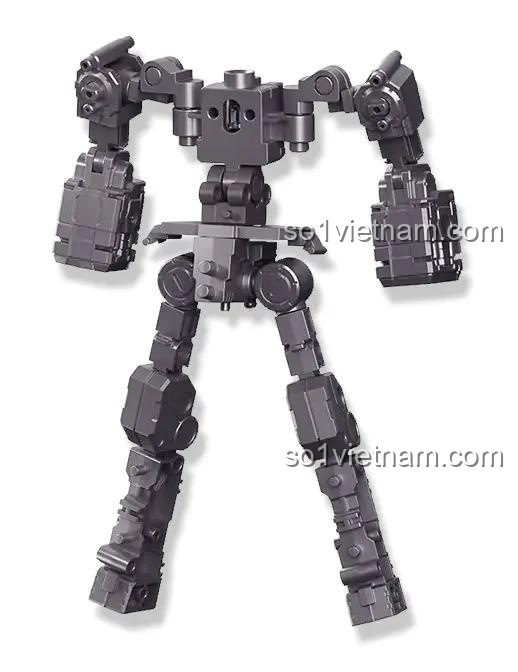Hệ thống khung xương bên trong chi tiết của mô hình figure Megatron G1, bộ đồ chơi Robot biến hình Megatron cho con trai 14 tuổi.