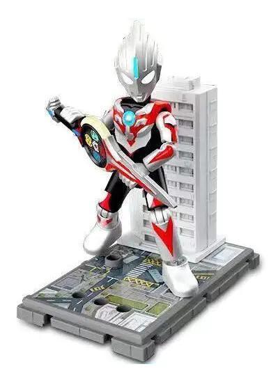 Mô hình Ultraman Orb Origin lắp ráp chi tiết, có đế trưng bày và vũ khí, đồ chơi lắp ráp cho bé trai 6 tuổi