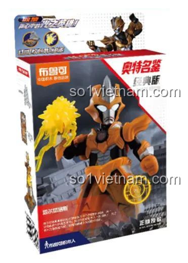 Hộp sản phẩm bộ đồ chơi lắp ráp Ultraman Tector Tartarus 71243 của 布鲁可BLOKEES