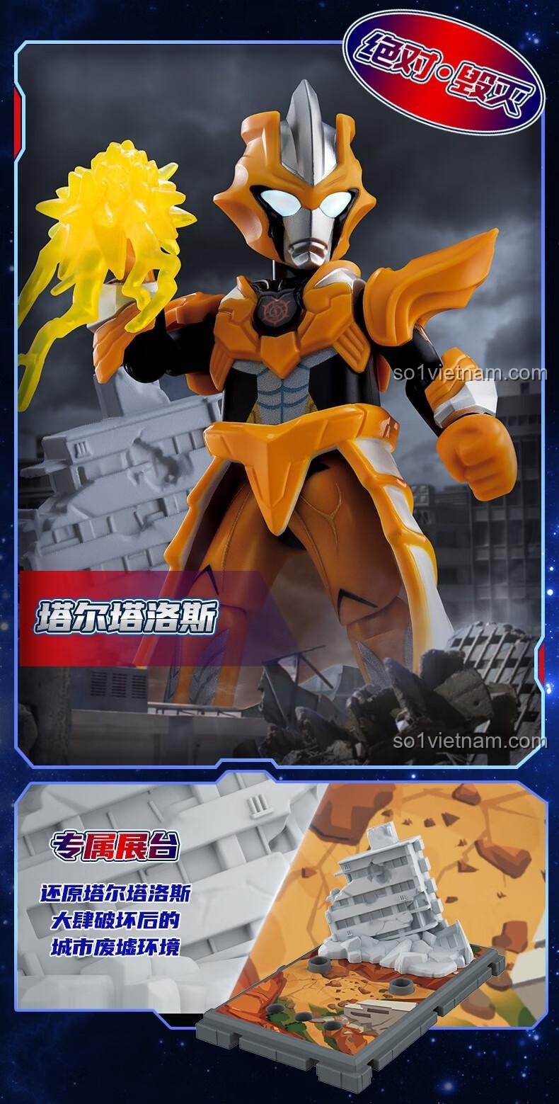 Mô hình Ultraman lắp ráp trong bộ sưu tập
