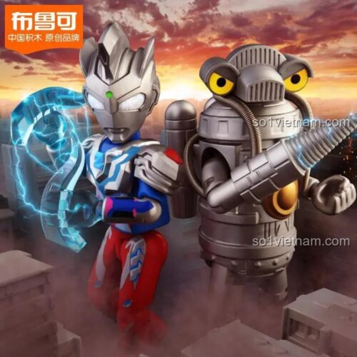 Hình ảnh quảng cáo ấn tượng của bộ đồ chơi Ultraman Z Alpha Armor và Space Sevenger